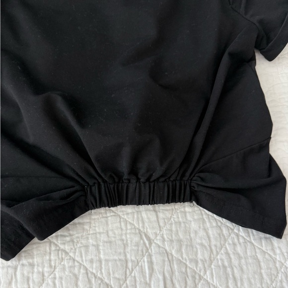 Walter Baker Black Short Sleeve Twist Tee - Picture 6 of 14